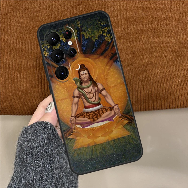 God Diety Hindu Ganesha Shiva Capa For Samsung Galaxy S21 S22 S23 Ultra Note 20 S8 S9 S10 Note 10 Plus S20 FE Phone Case