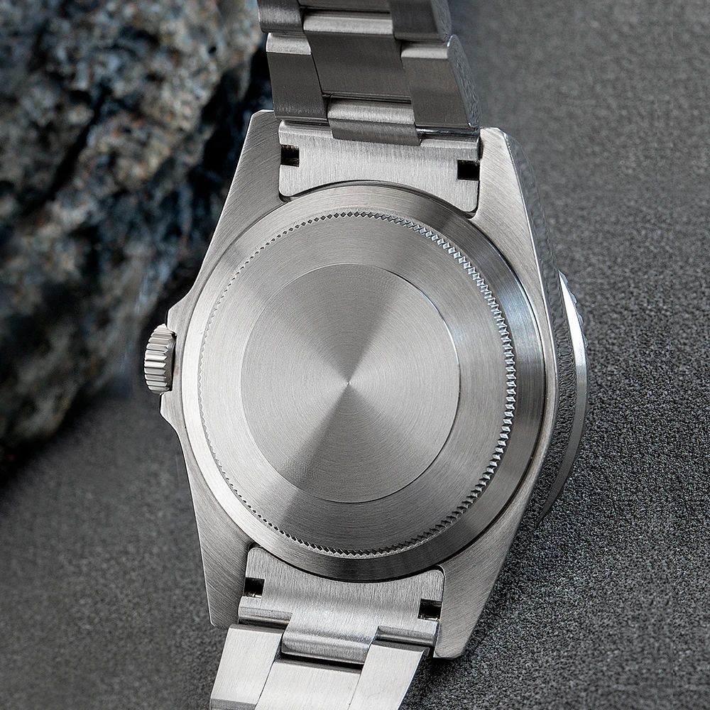 Hestur 자동 기계식 시계 40mm 남성용 손목 시계 Sub 14060 빈티지 다이버 20bar 럭셔리 사파이어 버블 미러 sw200