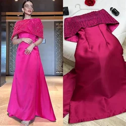 Customized High Quality Poretrait SheathParty Sequin Bows Draped S Occasion Evening Gownvestidos para mujer فستان سهرة نسائ