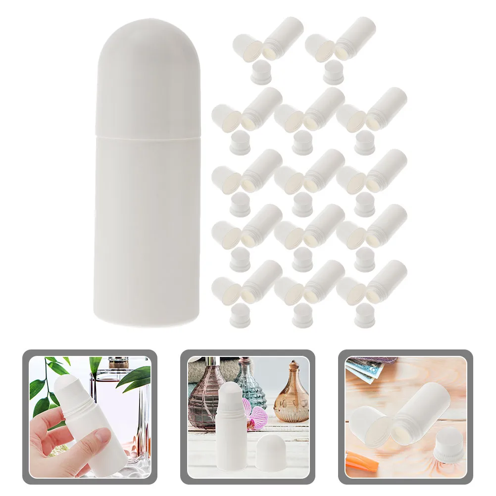 

15Pcs 50Ml Empty Roller Bottles for Essential Oils and Perfume Roll on Containers Portable Compact Leakproof Travel Safe