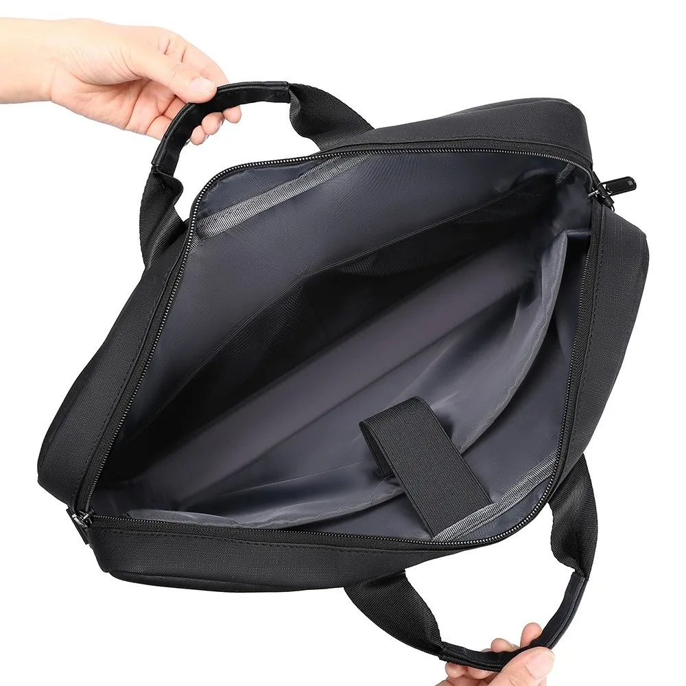 15.6inch Business Laptop Bag Shoulder Strap Briefcase Portable Laptop Bags Simple with Handle Laptop Shoulder Bag