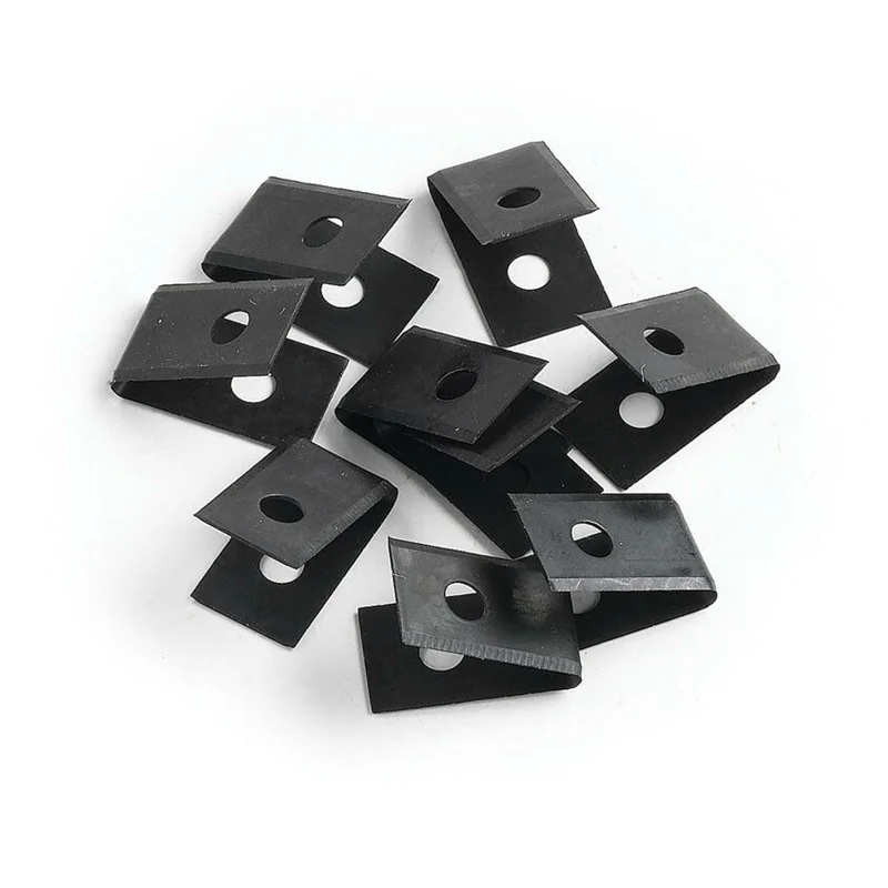 10pcs/bag Floor Vinyl Welding Grooving U Bld V Bld Stainless Steel Blade Slotted Bathroom Hardware Tool Accessories High Quality