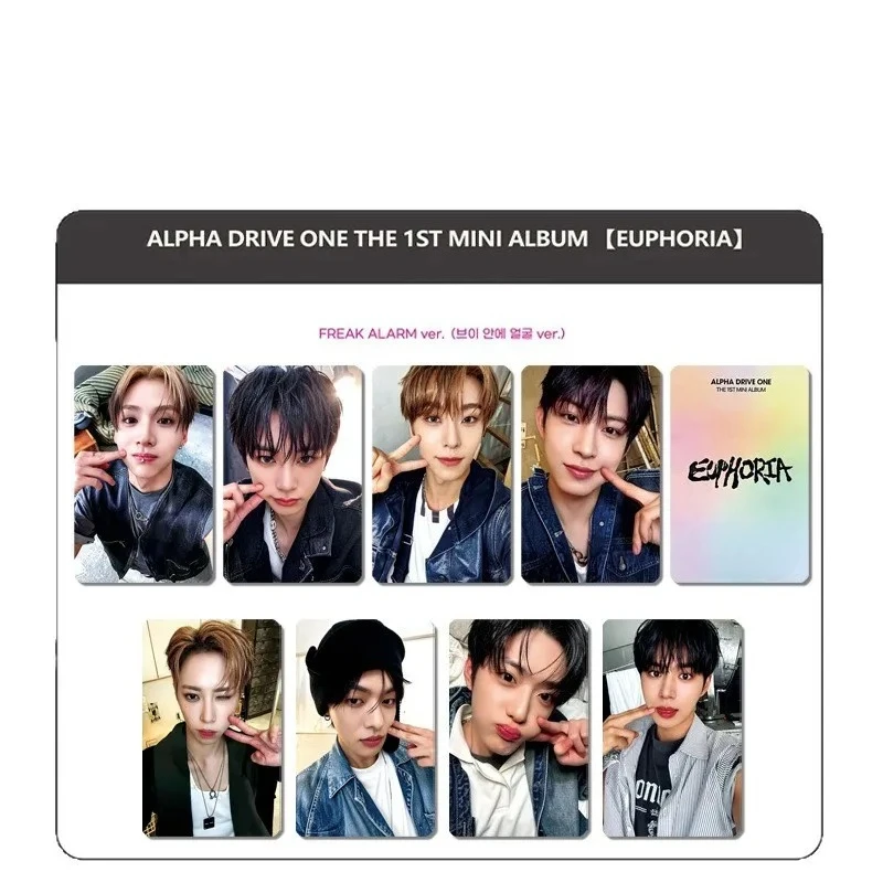LPHA DRIVE ONE Album EUPHORIA Photocards Style Coréen Carte ALD1 JUNSEO Impression Double Face Carte LOMO Collection ARNO Fans