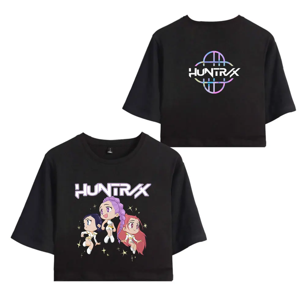 

KPop Demon Hunters Merch Tour 2025 Merch Top T-Shirt O-Neck Oversize Tops Women Tshirt Everyday Wear Printed Casual Clothes
