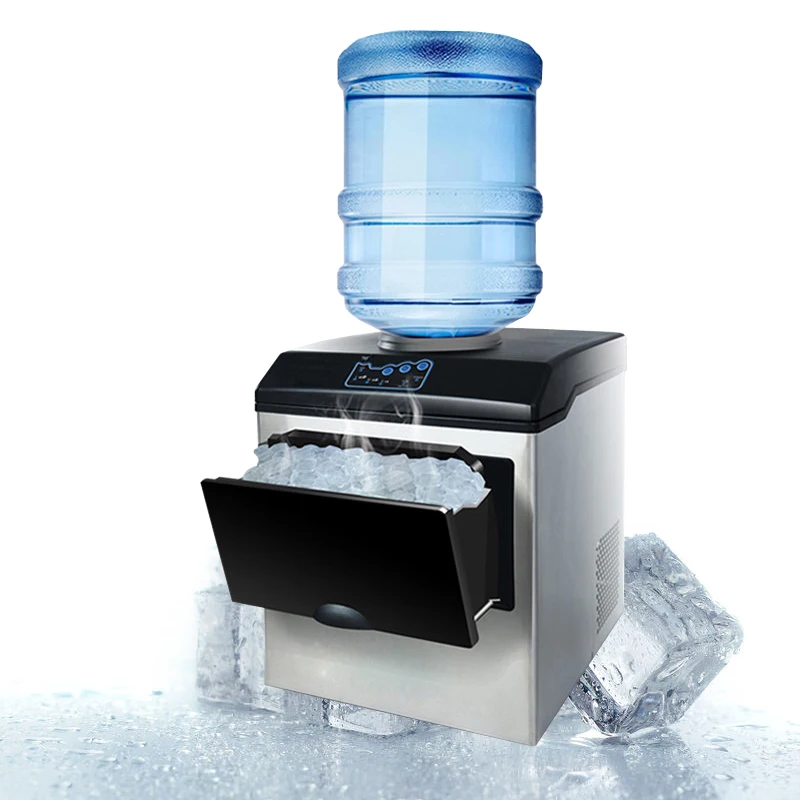 Electric Bullet Ice Maker 25KG / 24H Portable Ice Making Machine Countertop Ice Cube Makers Silent Automatic Ice Machine