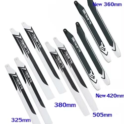 ALZRC Carbon Fiber Blades 325MM/360MM/370MM/380MM/420MM/505MM  For  X360 380 420 RC Helicopter