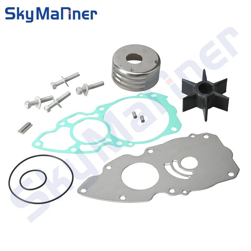 6AW-W0078 Water Pump Impeller Repair Kit For Yamaha Boat Engine 4 Stroke 300/350HP V8 5.3L 6AW-W0078-00-00 Aftermarket Parts