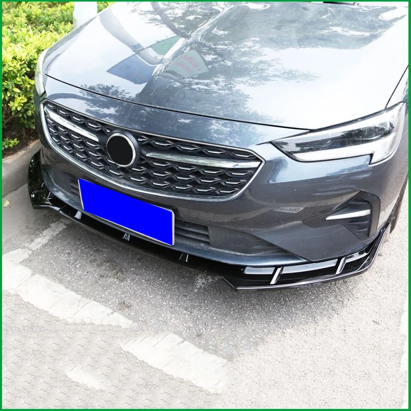 For Opel Insignia 2020 2021 2022 Front Bumper Lip Diffuser Protector Cover Trim Strips Car Styling Auto Accessories