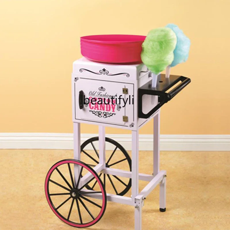 

yj24 Commercial marshmallow machine stall truck Automatic brushed fancy marshmallow truck Mobile stall