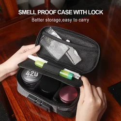 Large-Capacity Smell Proof Bag with Lock, Activated Carbon Deodorant Bag, Portable Pipe Bag, Convenient