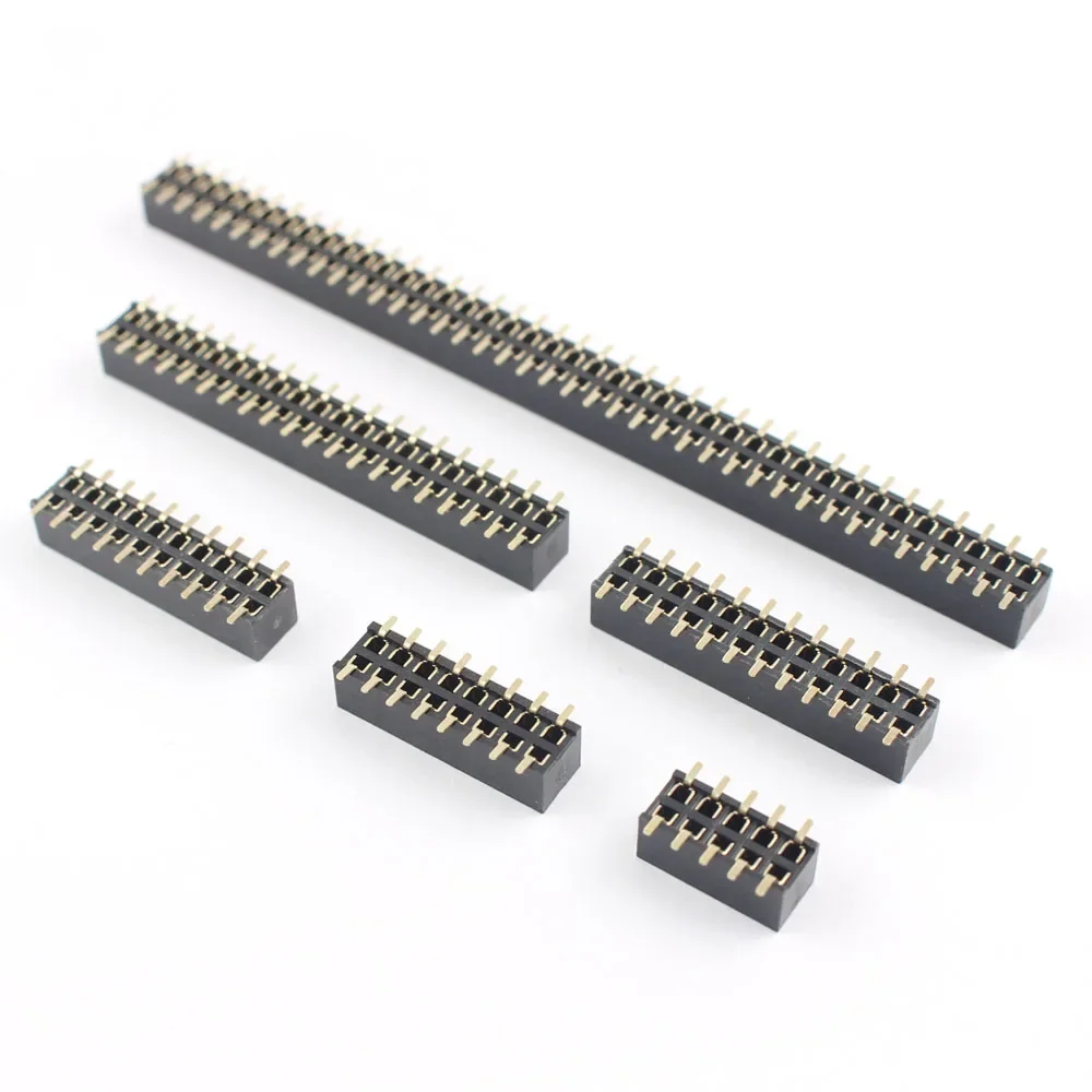 10pcs 2mm 2.0mm 2x5 2x6 2x8 2x10 2x12 2x20 2x30 2x40 Pin Female Double SMT SMD Header Connector 10P 16P 20P 24P 40P 60P 80P