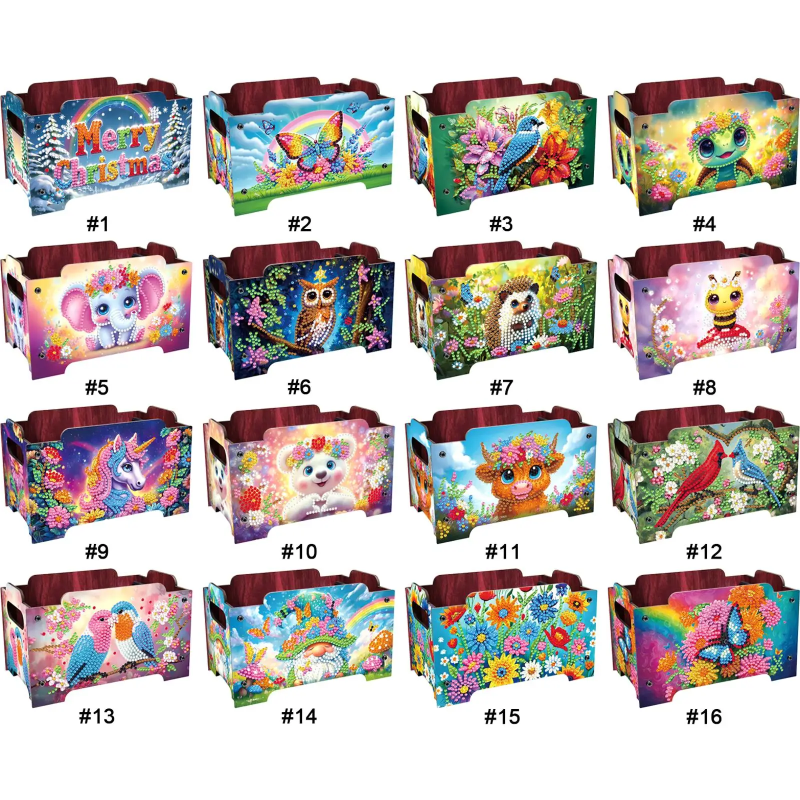 

Набор для рукоделия 5D: хрустальная мозаика, органайзер для хранения, сумочка-клатч ручной работы для рабочего стола, для алмазной живописи