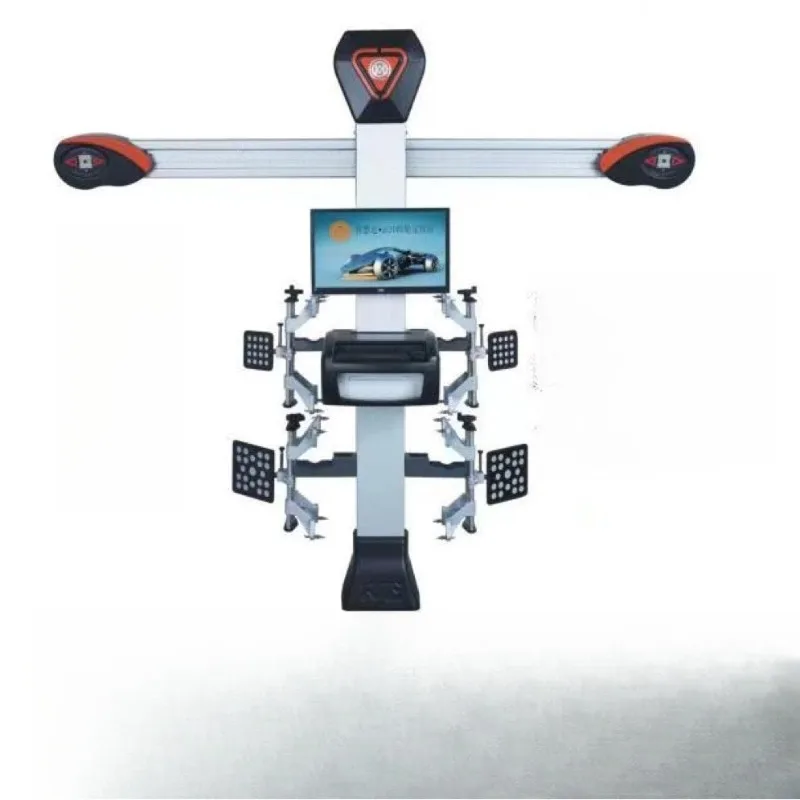 Four-column lift four-wheel positioning machine, upgraded with high accuracy