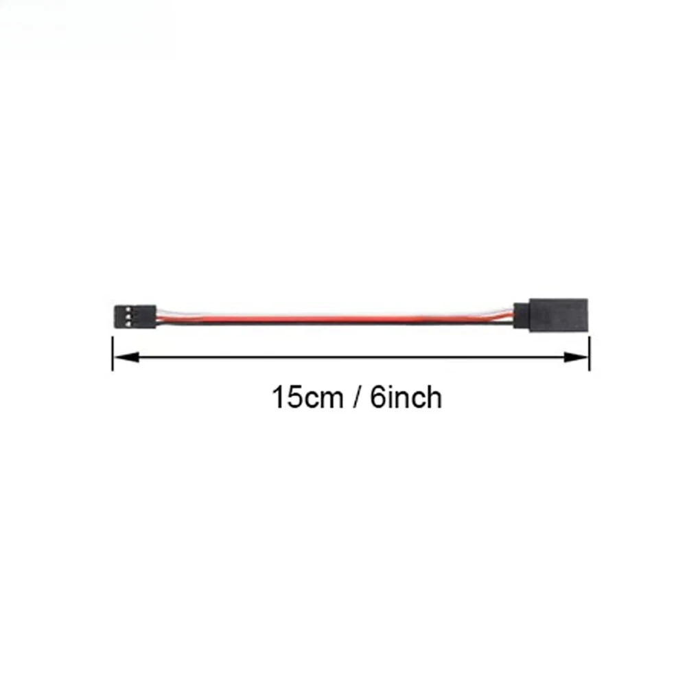 10PCS 3-pin Servo Extension Cable Cord Female to Male RC Servos Extension Wire