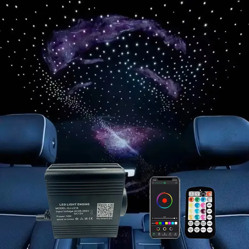 

Optical fiber lamp Twinkle Fiber Star ceiling kit Bluetooth APP Smart Control Starry Car LED Light Kid Room Ceiling Sky new hot