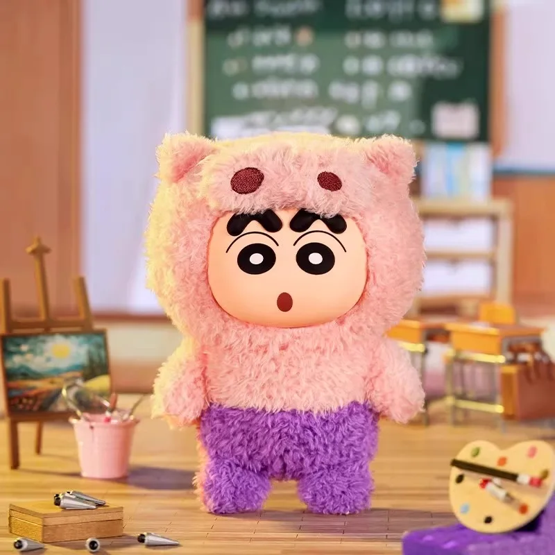

100% натуральный карандаш Shin Chan COS серии, плюшевая подвеска, слепая коробка, кукла Nohara Shinnosuke, подлинная коллекционная фигурка, подарок
