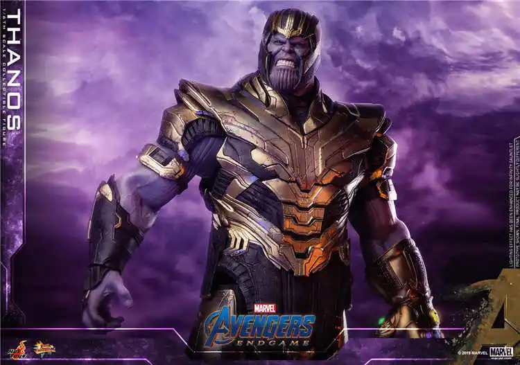 

In Stock Genuine Hottoys Ht Marvel Mms529 Avengers 4 Thanos 3.0 Action Figure Collected Surprise Birthday Model Toys Gift