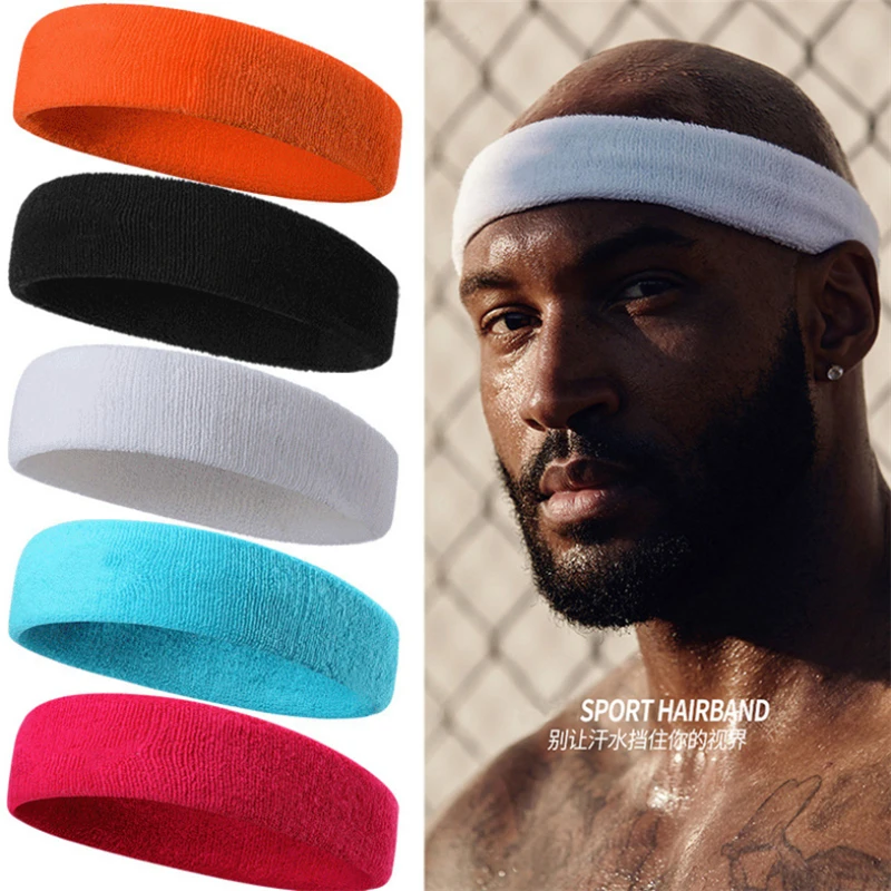 Sports Headband Running Headwear Sweat-Absorbent Headband Basketball Antiperspirant Belt Fitness Sweat Guide Belt