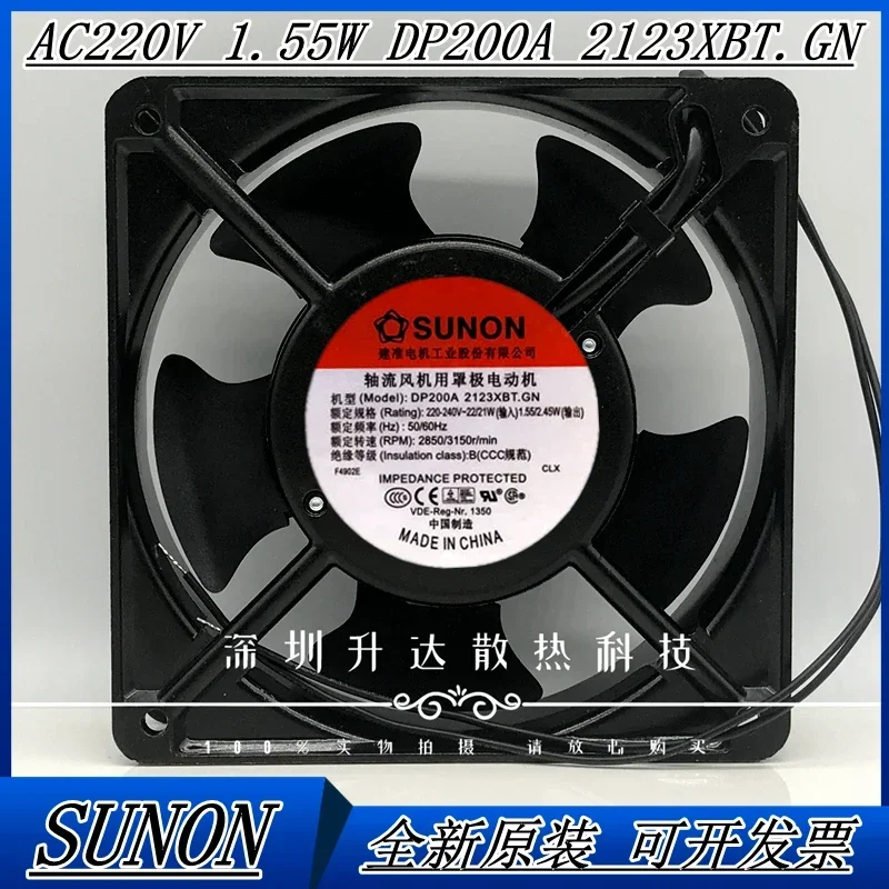 Nieuwe Sunon DP200A 2123XBT.GN 220V 12cm maskermachine multi platform kastventilator