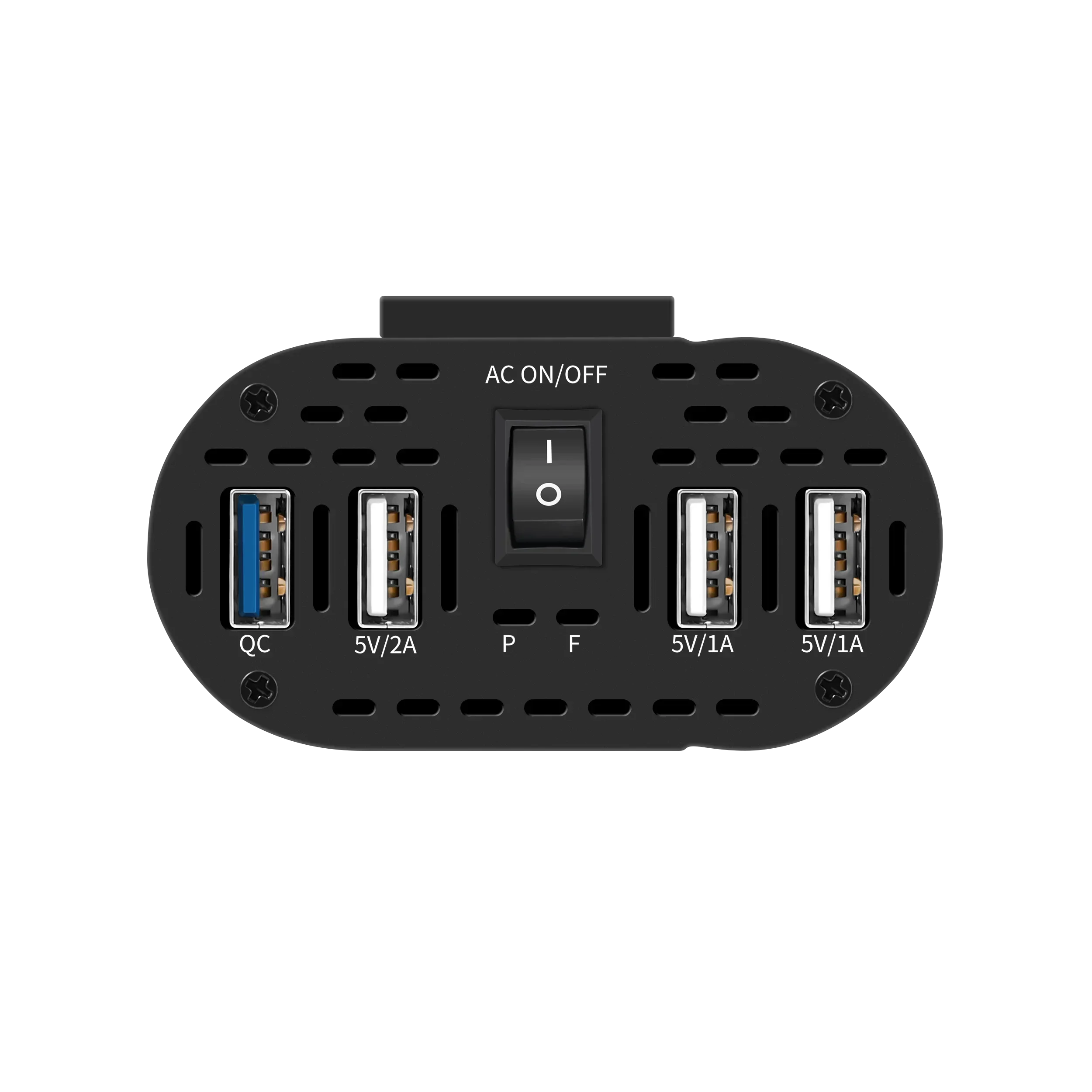 European socket Double receptacle 4USB 500W DC12V To AC 220V Modified Frequency Inverter Ports Car Adapter Portable Inverter