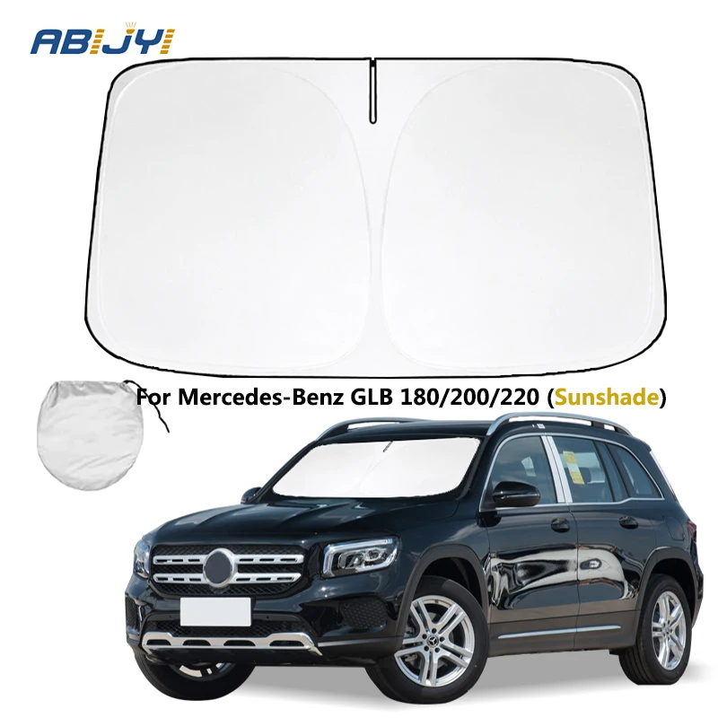 

For Mercedes-Benz GLB 180/200/220 2020-2024 New Car Windshield Sun Shade Reflector Sunshade Offers Protection Accessories