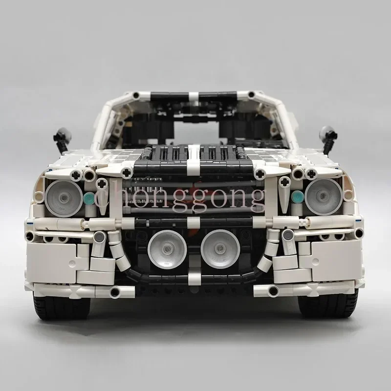 New Technologys MOC-14616 Classic 1967 Eleanor GT500  RC Model Supers Racing Car Building Blocks Bricks Toys Kids Birthday Gifts