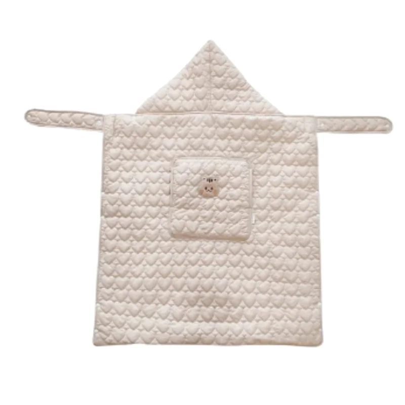 

M15K-Autumn Winter Baby Cape Baby Stroller Blanket Cartoon Thickened Warm Baby Quilt Baby Stroller Sleeping Bag Kids Straps