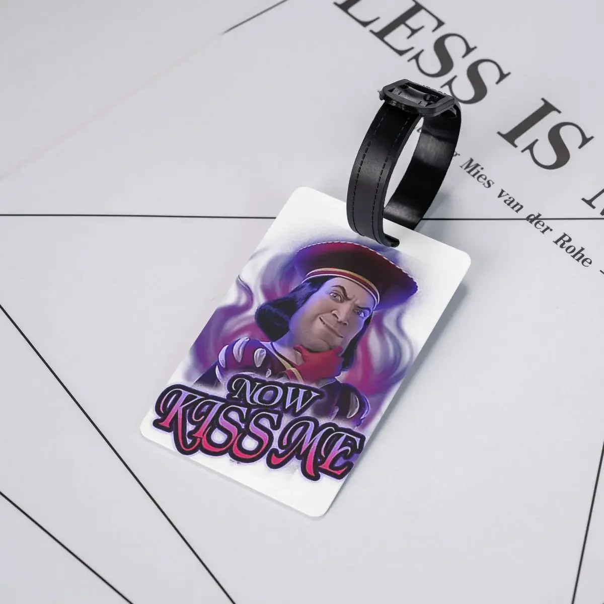 LoRd FaRQuaAd Luggage Tags Suitcase Accessories Travel Cute Baggage Boarding Tag Label Holder ID Name Address