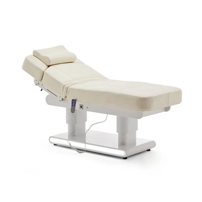 Light luxury electric beauty bed, tattoo embroidery body bed, physiotherapy massage bed, lifting multi-function adjustment