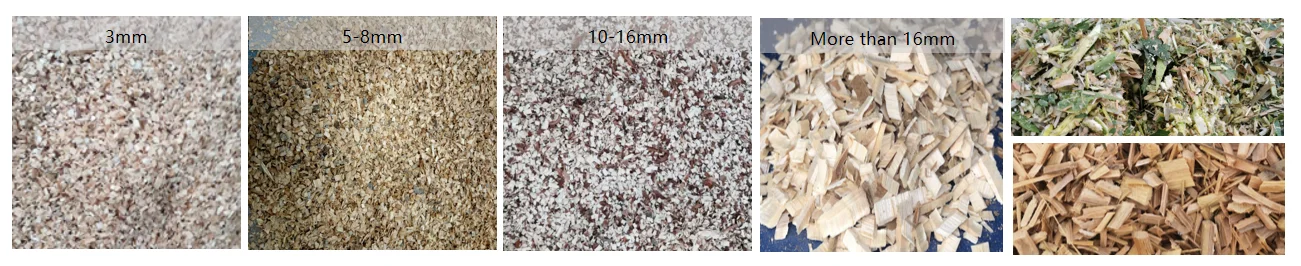 Macchinari forestali Frantoio industriale per legno D iesel Engine Machine