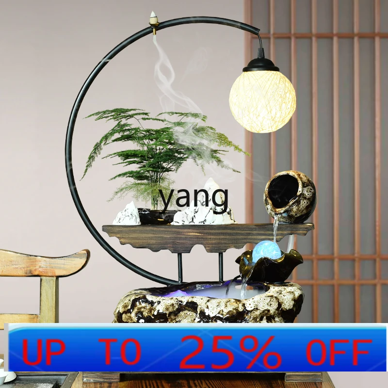 

LH rockery attracts wealth, flowing water generates wealth, ornaments, fountain landscape feng shui wheel decoration