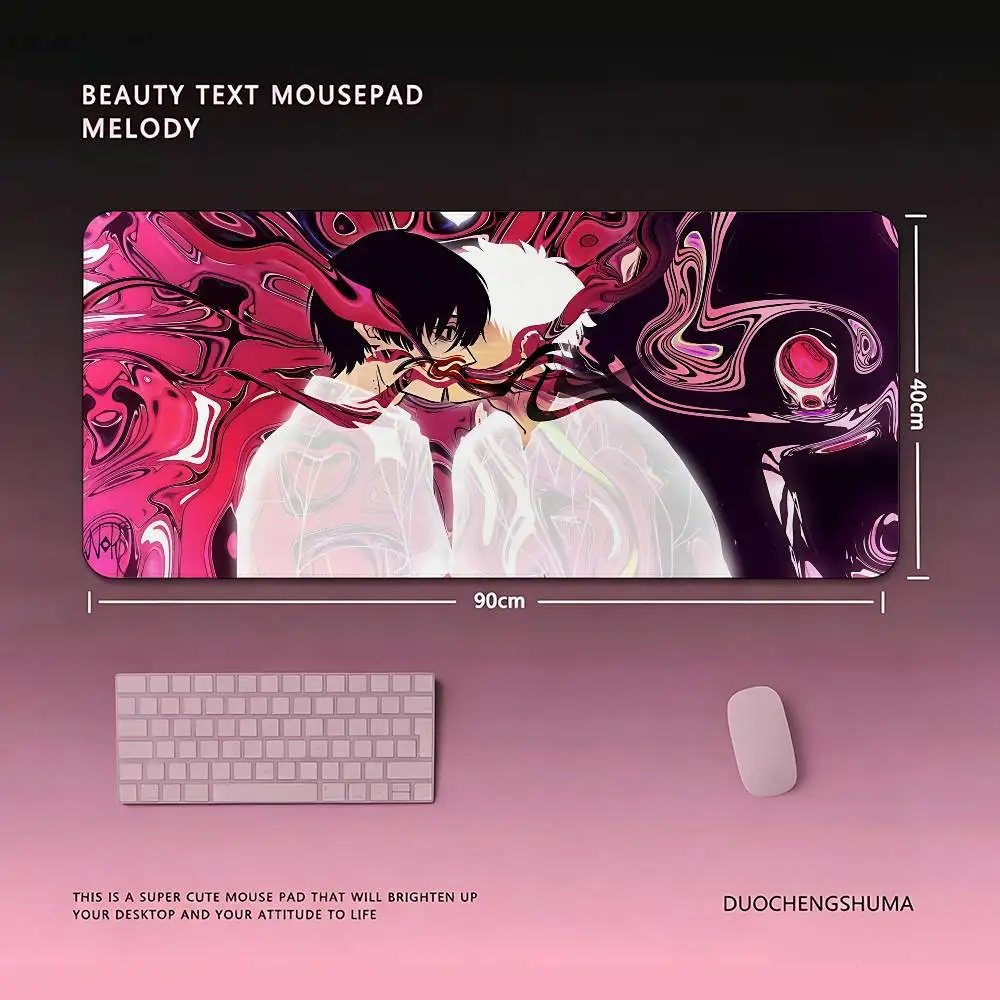 Anime T-the Summer Hikaru Died Mouse Pad Computer Mat Deskpad Laptop Keyboard Mat Office Large Landscape Mousepad