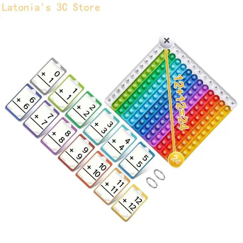 Lernwerkzeug für Kinder mit hochwertigen Papiermaterialien, interaktiven Mathe-Lernkarten X3UB – Detail 3