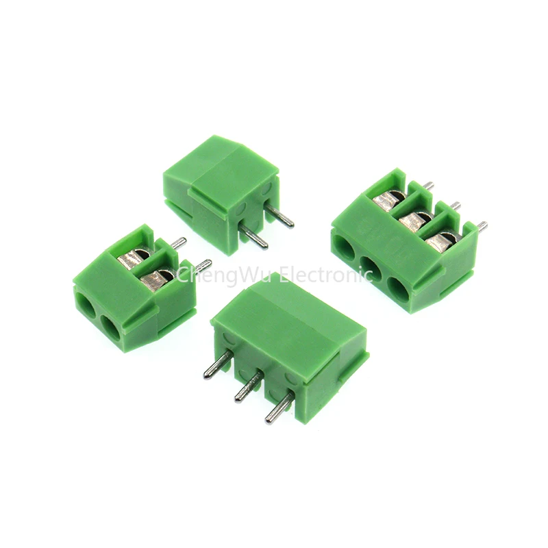 5pcs/lot KF350 2P 3P 3.5mm Pitch Pin Screw Terminal Block Adapter KF350 Amphenol Connector 250V/10A