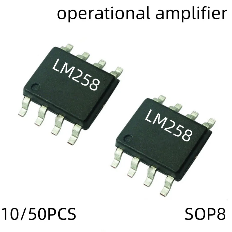 XKSS 10/50PCS LM258DR SOP8 LM258 SOP LM258DT SOP-8 SMD LM258DR2G Dual Operational Amplifiers new and original IC