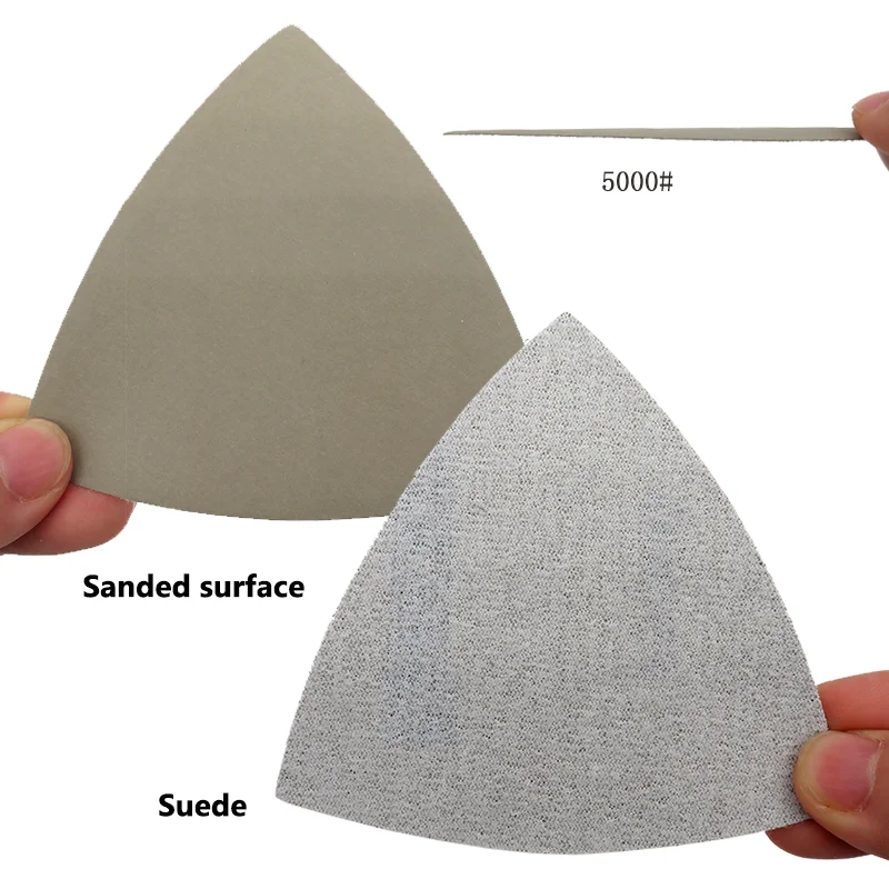 Triangular Sandpaper 60 Grit-10000 Grit Triangle Fit Oscillating Multi Tool Sanding Pad 90mm Triangular Wet Dry Sandpaper