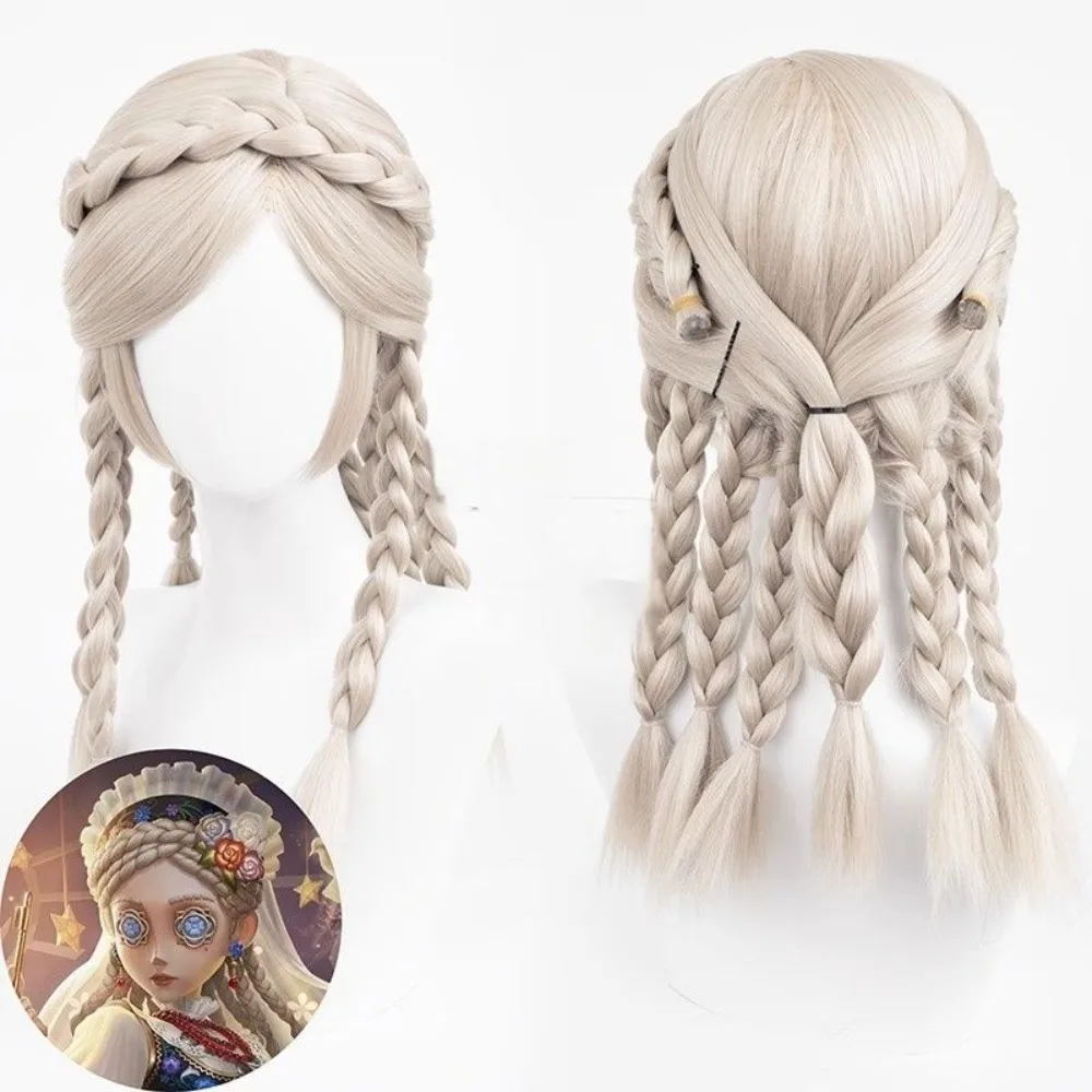 Yudith (Pigeon) Cosplay Wig with Rose Net & High-Temp Matte Fiber, Pre-Teased Forehead Design