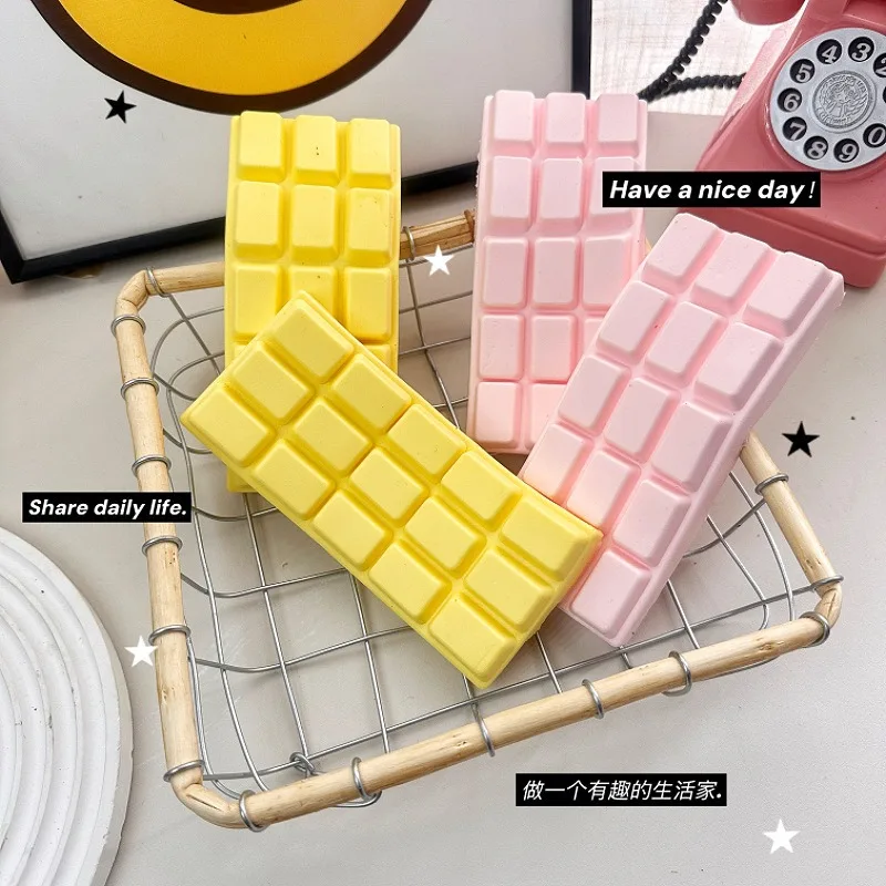 Adorable Stress Relief Simulator Wet Soft Chocolate Large Block Slow-Resilient Squeeze Toy