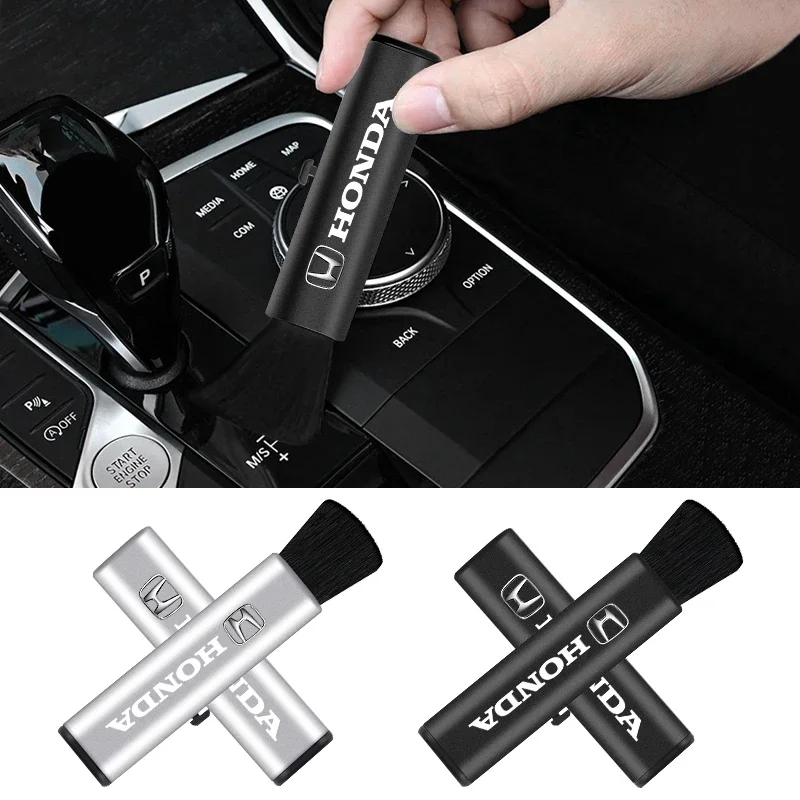 Car Dust Brush Mini Air Outlet Air Conditioning Cleaning Sweep Dust For Honda CB500 Forza Hrv Civic 2008 Spirior Odyssey Cb650r