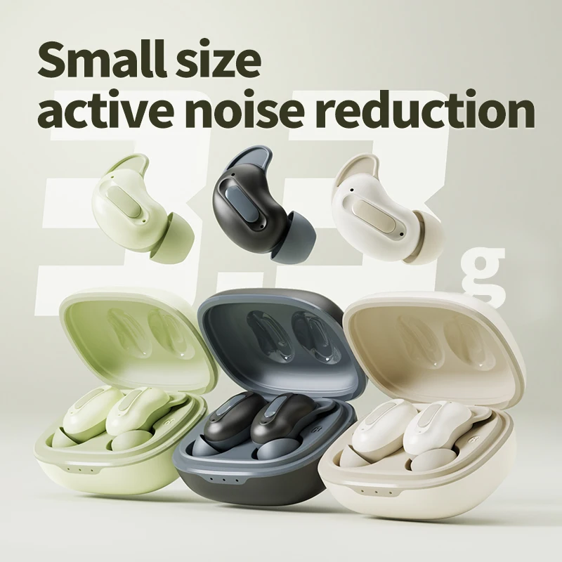 Xiaoyou dans l'oreille écouteurs Bluetooth avec réduction active du bruit aide spécifique au sommeil pour un sommeil latéral et une isolation phonique super