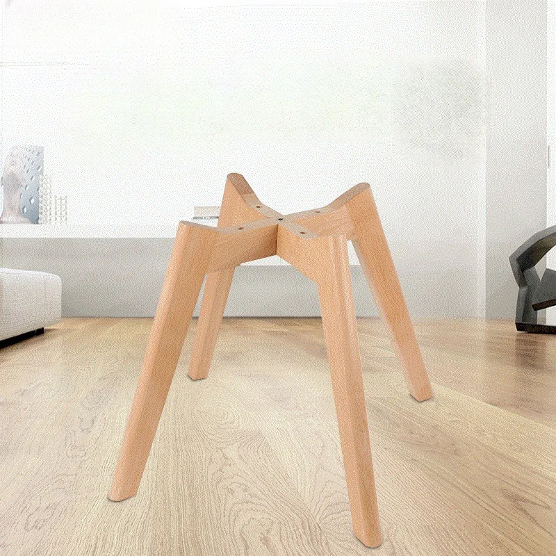 New Arrival Solid Wood Stool Legs Wooden Stool Legs Chair Legs Chairs Accessories Office Furniture Stylish Simple Wooden Legs