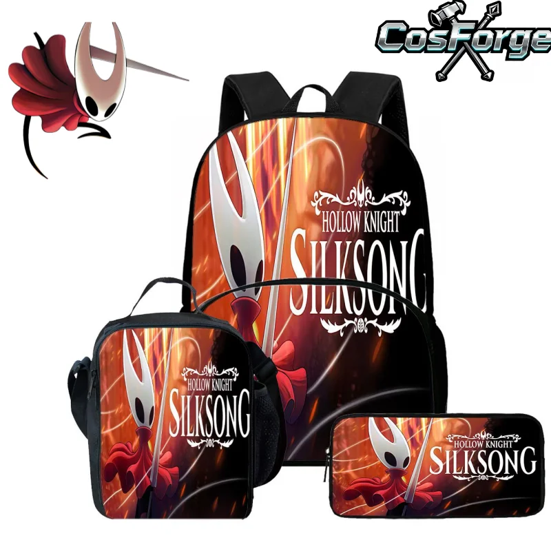 

Полый рыцарь: Silksong Hornet Аксессуары Аниме Рюкзаки Пенал ​ ​ ​ ​ ​ Сумка через плечо ​ ​ Комплект из трех предметов ​ ​