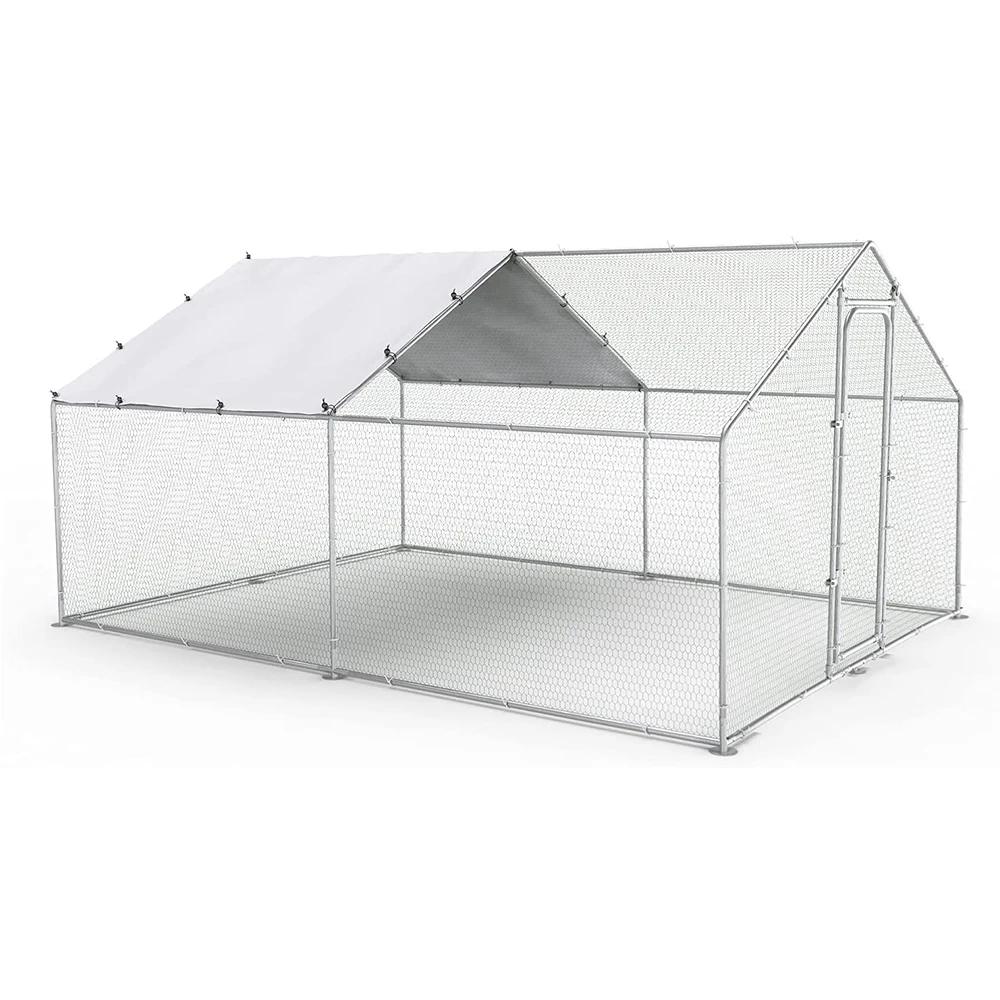 6X3X2 m metal Chicken coops outdoor Large wire mesh chicken house