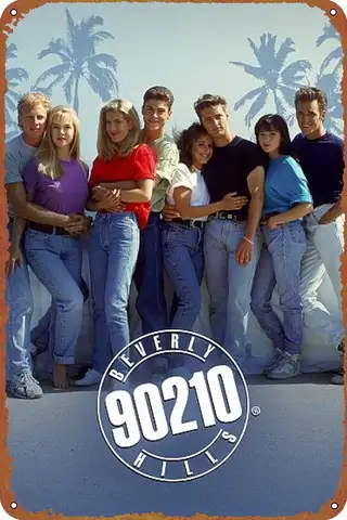 Beverly Hills, 90210 posters Metal Plaque Tin Sign,Vintage Metal Pub Club Cafe bar Home Wall Art Decoration Poster Retro  in-alu