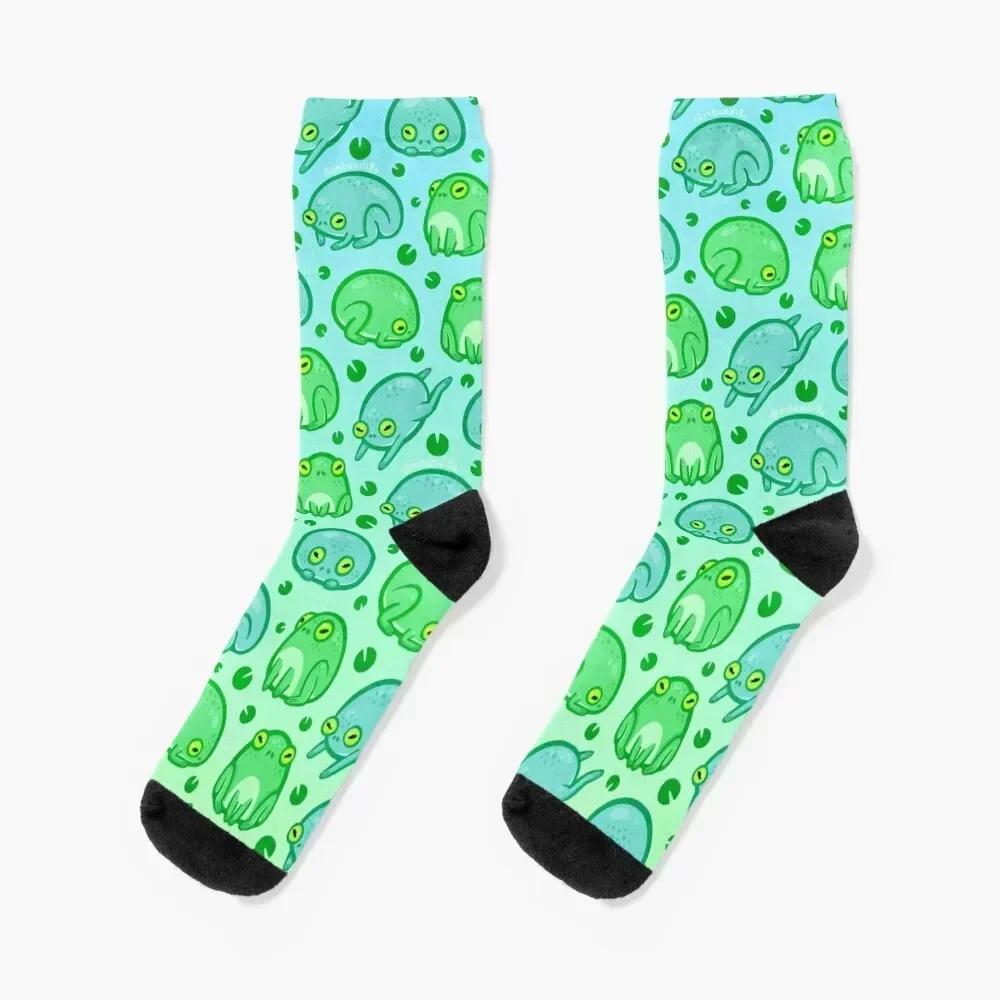 

Friendly Frogs Socks hockey happy sheer football Women Socks Men's