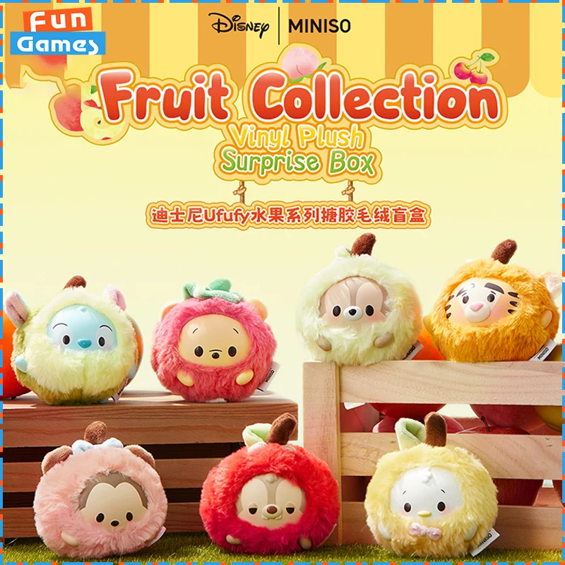 

Original Miniso Blind Box Ufufy Fruit Series Vinyl Wool Mystery Box Whole Set Anime Figure Custom Collectible Birthday Kids Gift
