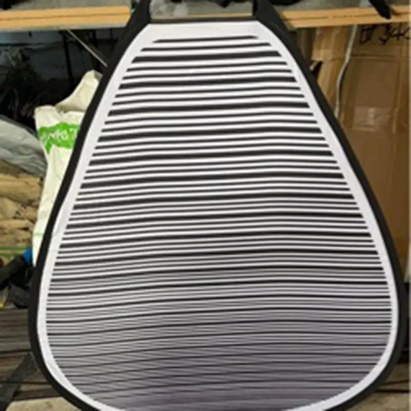 84x71cm Car Foldable triangle Portable Designed Striped Dent Panel Light Reflector Board  With Storage Bag Car Accessories