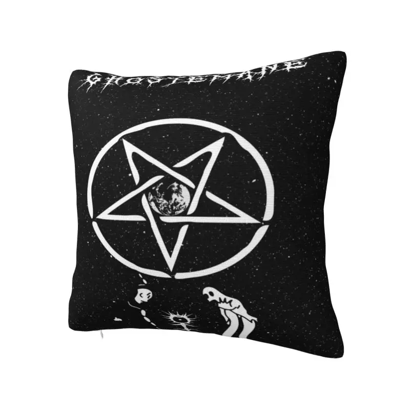 Custom Ghostemanes Cushion Cover 3D Print Hip Hop Metal Rock Square Floor Pillow Case for Living Room Pillowcase Home Decor