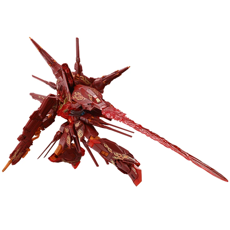 

ORIGINAL BANDAI MG 1/100 PROVIDENCE GUNDAM [KREUZ KONTRAST FARBEN/KLARES ROT] ACTION FIGUR MONTAGE MODELL GESCHENKE FUR KINDER
