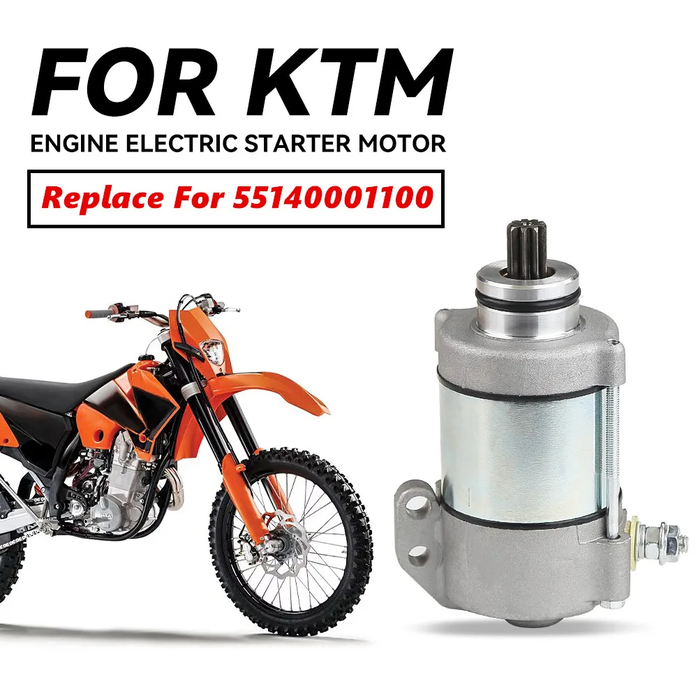 Starter Motorcycle For KTM Motorcycle 200 250 300 EXC XC XCW EXC-E 55140001100 410W 12V  Starter Motorcycle  Accessories